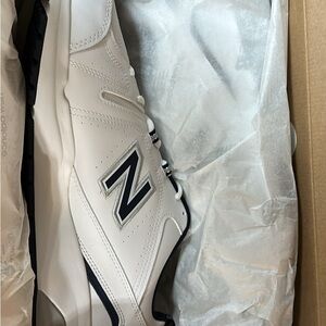 New Balance Navy and White Sneakers